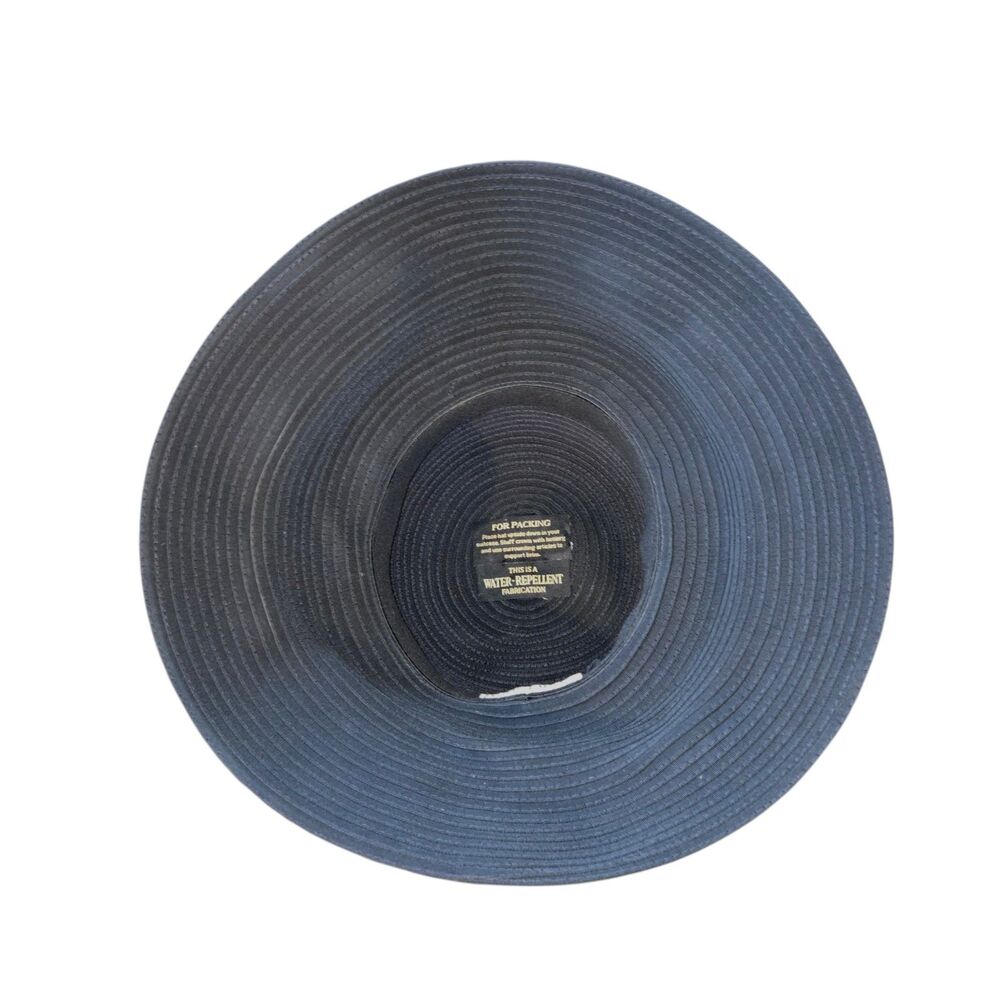 Eric Javits VTG Black Squishee Sun Hat Packable SPF 50+ Repells Water Twist Band - Picture 8 of 13